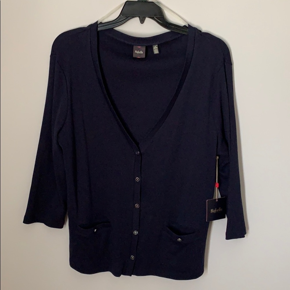 NWT Rafaella Button Down lightweight cardigan